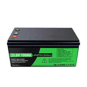 充電式Lifepo4バッテリーパック25.6V/24V 100Ahリチウム鉄リン酸太陽エネルギー貯蔵さまざまな容量100ah 150ah - Product Image 6