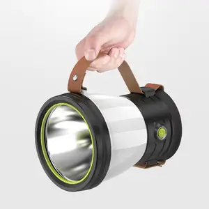 Neue tragbare Solar LED Camping Laterne Outdoor wasserdichte wiederauf ladbare Hand starke Not licht Taschenlampen Wander zelt Lampe