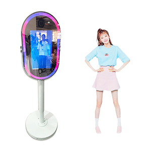 Produit innovant Photomaton ovale à étincelle dorée avec imprimante Selfie Video Free Accessories - Product Image 6