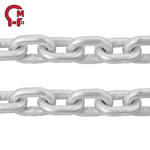 Chaîne d'ancre marine à maillons ouverts galvanisée à chaud HLM U1 U2 U3, chaîne à maillons sans goujons, chaîne d'ancre marine standard - Product Image 1