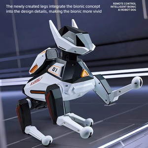 2.4G Intelligent Remote Control <b>Robot</b> Dog Toy <b>Programmable</b> Interactive Electronic Pet with Sound Light for Kids Early Education - Product Image 3