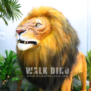 シリコンロボットアニマトロニック屋外金属動物彫刻ライオン彫刻アニメモデル像 - Product Image 6