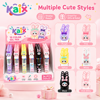 KAIX – Nouveaux Ensembles de Stylos Gel 10 Couleurs à Pointe Fine, Encre Vibrante, Multicolores, Personnalisables (OEM) – Idéaux pour les Cadeaux de Fête d'Enfants