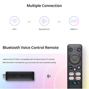 Clé <span class=keywords><strong>TV</strong></span> intelligente Realme 4K d'origine, 2 Go 8 Go, Quad Core, Android 9.0, Clé <span class=keywords><strong>TV</strong></span> intelligente <span class=keywords><strong>Fire</strong></span> <span class=keywords><strong>TV</strong></span> Stick 4K - Product Image 6
