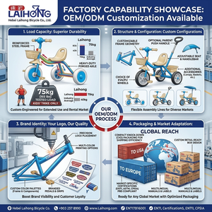 Tricycles pour enfants d'usine avec poignée parentale, super petits tricycles 4 en 1, derniers jouets pour bébés de 1 à 6 ans - Product Image 5