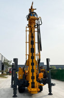 Machine de forage de puits d'eau jusqu'à 400 m de profondeur, équipement de forage de puits