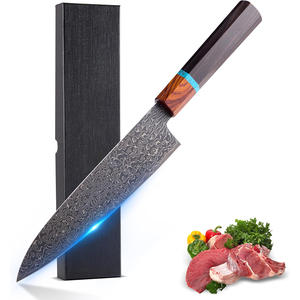 Set di Coltelli da Chef di Lusso in Acciaio Damasco VG10 a 67 Strati, 8 Pollici, Lama Affilata Giapponese, Ideale come Regalo, Vendita all'Ingrosso - Product Image 1