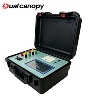Testeur de rapport de transfert de transformateur numérique automatique portable triphasé alimenté par batterie au lithium intégrée