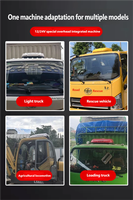 Climatiseur de stationnement 12V 24V à faible consommation d'énergie, silencieux, facile à installer pour camion, camping-car, caravane, véhicule utilitaire DC 12V 24V