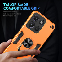 Funda Protectora Resistente Premium para Motorola G17, Diseño Antideslizante y Antigolpes, 360 °   Anillo Magnético Giratorio para Dedo