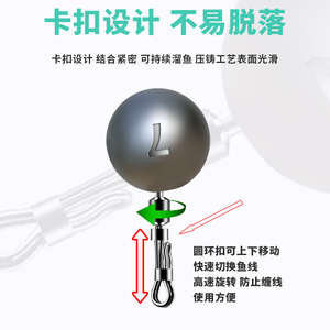 Premium Running Sinker 5g Lead Alloy Swivel <b>Snap</b> <b>Hook</b> Freshwater Fishing Gear - Product Image 5