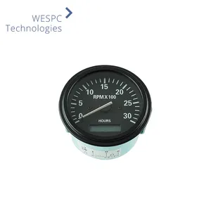 3049555 medidor de velocidade do motor 85mm conjunto gerador diesel tacômetro temporizador digital hora medidor 12V 24V