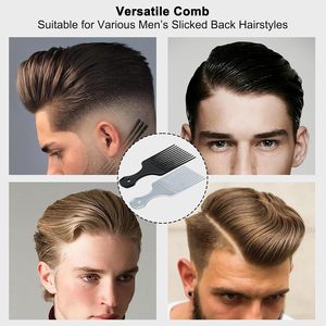 Custom Logo Plastic Afro <b>Comb</b> Black Men Styling Fork <b>Comb</b> Anti Static Hair Pick <b>Comb</b> - Product Image 4