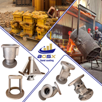 Service de fonderie professionnel, pièces moulées en sable pour l'automobile, la construction, les machines minières, grandes pièces moulées, pièces moulées en sable