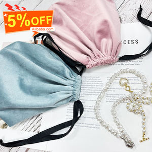 Nouvelle pochette en velours personnalisée sérigraphie logo de broderie pour le stockage du maquillage <span class=keywords><strong>pinceaux</strong></span> de soins de la peau cosmétiques lunettes chaussettes - Product Image 1