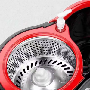 Juego de Trapeador Giratorio Mágico de Doble Cabezal Redondo para Limpieza de Pisos, con Cubeta, Rotación de 360 Grados, Venta al Por Mayor - Product Image 5