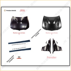 Adecuado para BMW Serie <span class=keywords><strong>3</strong></span> E90 modelo tardío (09-12) modificado con kit de carrocería M3, versión con luces antiniebla, versión con rejilla, capó y guardabarros - Product Image 3