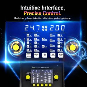 Soldadora MIG Weldpro MIG200 200A 110/220V 7 en 1 con pistola de bobina para soldar aluminio - Product Image 4