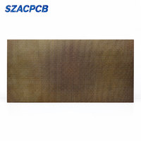 Fabrication de circuits imprimés (PCB) RF micro-ondes haute fréquence personnalisés SZACPCB, 12 couches 3-Stackup et 6 couches 2-Stackup pour la communication radar 5G