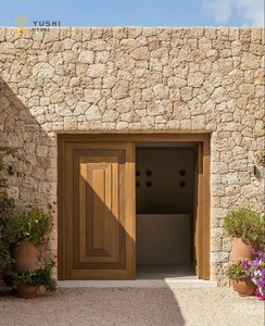 Revêtement mural extérieur <span class=keywords><strong>en</strong></span> <span class=keywords><strong>pierre</strong></span> <span class=keywords><strong>naturelle</strong></span> <span class=keywords><strong>de</strong></span> haute qualité personnalisable YUSHI pour villas, idéal pour les jardins modernes et les murs extérieurs. - Product Image 3