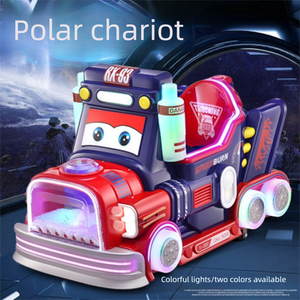 รถโยกไฟฟ้าหยอดเหรียญสำหรับเด็ก รุ่นใหม่ พร้อมจอ MP5 รูปทรงมอเตอร์ไซค์ เครื่องบิน และเครน  สำหรับเด็ก ใช้ในบ้านหรือเชิงพาณิชย์ - Product Image 2