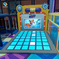 Machine interactive LED à grille de sol, éclairage de scène, jeu de mouvement au sol