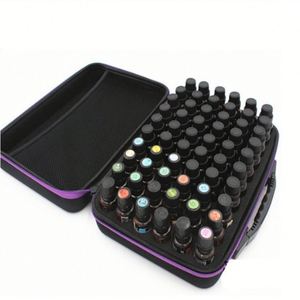 กระเป๋าใส่ขวดน้ำมันหอมระเหย EVA 60 ขวด ป้องกันขวดขนาด 10 มล. 15 มล. แบบลูกกลิ้ง  กระเป๋าเก็บน้ำมันหอมระเหย น้ำหอม ยาทาเล็บ - Product Image 4