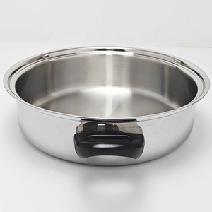 Casseroles à induction en acier inoxydable 304 3 plis pour la cuisine Cuisine Sécurité Micro-ondes Lave-vaisselle - Product Image 3