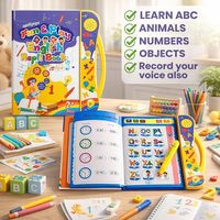 Libro de Sonidos de Fonética Inglesa para Niños Pequeños, con Empaque Personalizado, Precio Competitivo, MOQ Bajo, Ideal para Jardín de Niños, Aula, Viajes, Juego y Regalo