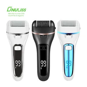 Electric Pedicure Callus Remover Stainless Steel Dead Skin Grinder with LED Display USB Charging Foot File for Foot Cleaning