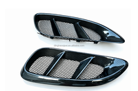 Aérateur latéral en fibre de carbone véritable style OEM pour Porsche 718 Boxster Cayman – Cache d'aération de voiture, kit carrosserie
