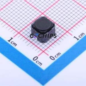 TD-1303UQ-4.3H-250 Tactile Switch SMD,6x6mm Switch Single Pole Single Throw Round Button 2.5N Vertical Mount - Product Image 1