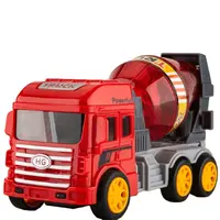 Bemay игрушечные автомобили трения грузовик для детей тягач кран миксер грузовик и самосвал строительные транспортные средства игровой набор Красочный мини-автомобиль