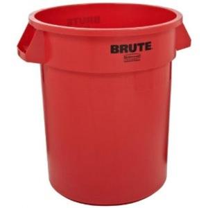 Bidone per Rifiuti Brute 121 L Rosso per Uso Commerciale - Product Image 1