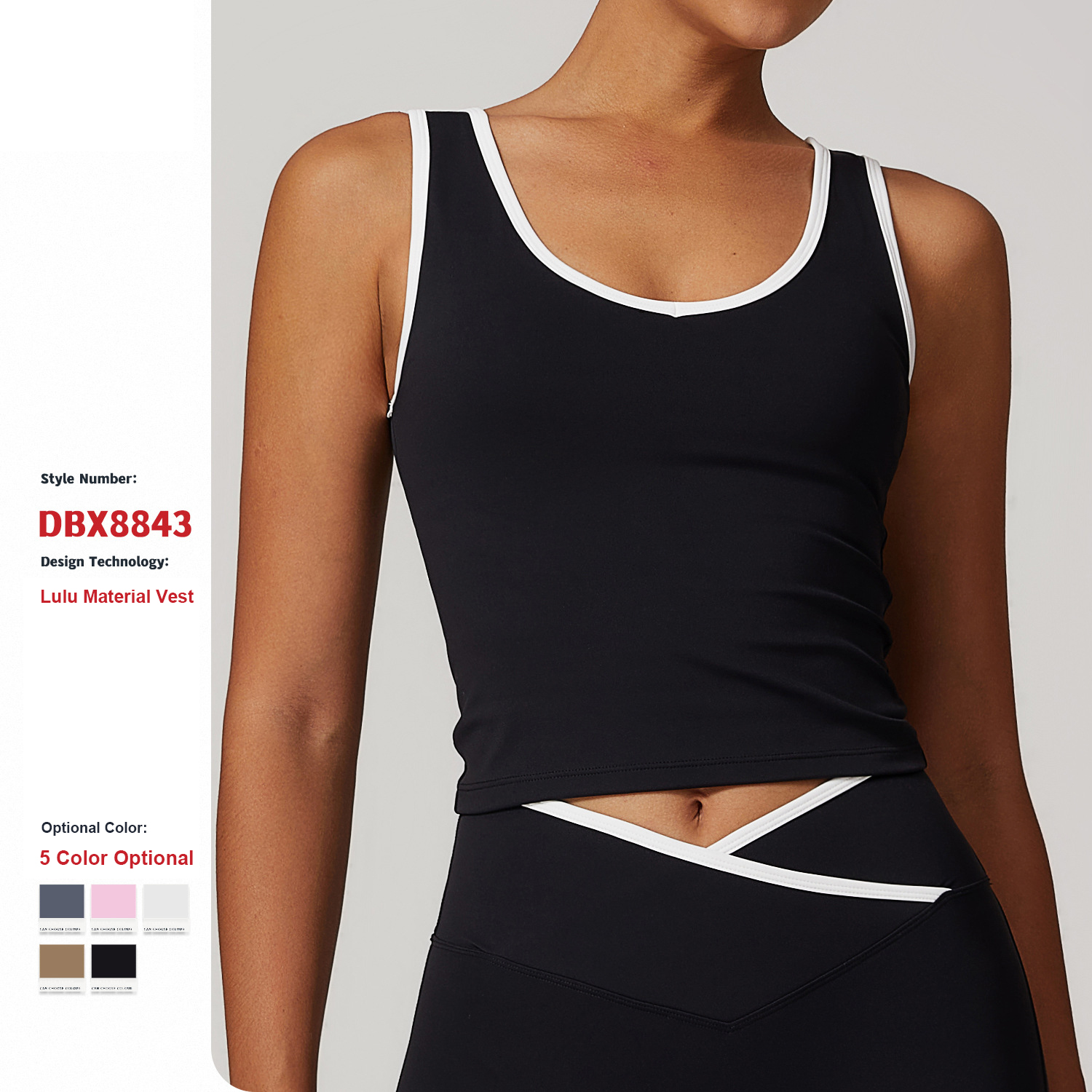 Wholesale Custom Logo Tight Quick Dry V Neck Sports Vest Women'S Backless Yoga Bra Gym Fitness Workout Wear Outerwear Sports Top