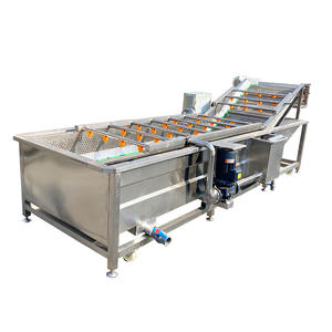 Ligne d'assemblage de machines de nettoyage de légumes entièrement automatiques, ligne de production de traitement de légumes pour cuisine centralisée - Product Image 5