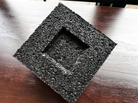 Brique absorbant les vibrations à haute teneur en polymère de taille personnalisée Matériau d'insonorisation pour l'isolation de bâtiments résidentiels Brique standard