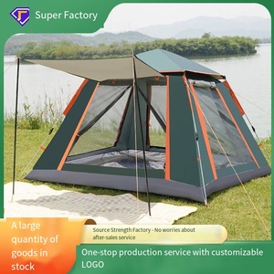 <span class=keywords><strong>Tenda</strong></span> a quattro lati da <span class=keywords><strong>campeggio</strong></span> all'aperto per 3-4 persone completamente automatica Super leggera da <span class=keywords><strong>campeggio</strong></span> selvaggio a prova di pioggia da spiaggia - Product Image 2