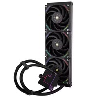 Core Matrix 360 ARGB CPU radiateur en aluminium liquide refroidisseur d'eau avec écran LCD et éclairage ARGB refroidissement CPU haute efficacité