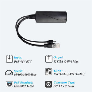 Высокое качество EN-PS0502 Plug and Play IEEE 802.3af USB Активный разветвитель питания через Ethernet 48 В до 5V2.4A сплиттер PoE - Product Image 4