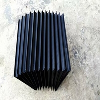 Soufflets de protection pour machine de fraisage CNC, anti-poussière, étanches à l'eau et à l'huile, avec protection de rail de guidage télescopique