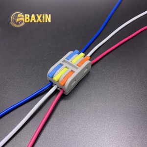 <span class=keywords><strong>Mini</strong></span> đòn bẩy-đai ốc dây dẫn 1-1/2-2/3-3/2-4/3-6P nhỏ gọn Push-in dây kết nối đồng địa chỉ liên lạc Nylon vật liệu điện ứng dụng - Product Image 4