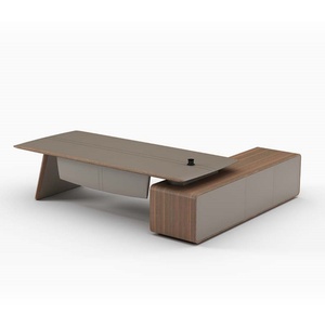 Modern Design Wood Commerical Office Furniture Luxury Director CEO Boss Manager <b>Table</b> Executive Office <b>Desk</b> - Product Image 6