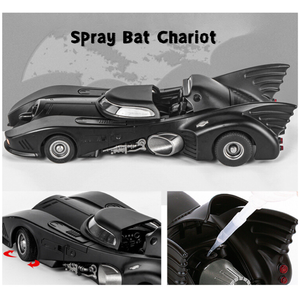 Serie <span class=keywords><strong>di</strong></span> <span class=keywords><strong>film</strong></span> panda 1/18 auto pressofusa 1989 Batmobile Super eroi veicolo modello metallo suono Pull Back in lega <span class=keywords><strong>di</strong></span> plastica macchinina - Product Image 3