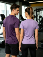 T-shirt personnalisé pour homme, haute qualité, sensation de fraîcheur, coupe ajustée, t-shirt de sport pour couple, t-shirt de compression, t-shirt de course