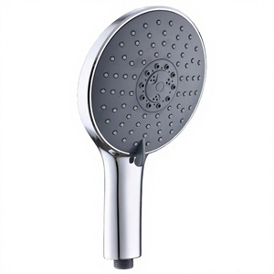 Hand Shower Head Chrome Finish Contemporary Design Single Water Outlet <b>Bathroom</b> Faucet <b>Accessory</b> - Product Image 2