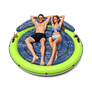 Lit flottant <span class=keywords><strong>de</strong></span> piscine gonflable, nouveau lit flottant <span class=keywords><strong>de</strong></span> porte-gobelet <span class=keywords><strong>de</strong></span> piscine en PVC pour deux personnes, flotteur gonflable <span class=keywords><strong>de</strong></span> <span class=keywords><strong>bain</strong></span> <span class=keywords><strong>de</strong></span> <span class=keywords><strong>soleil</strong></span> - Product Image 5