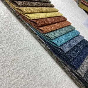 Wholesale Thick Line Chenille Sofa Fabric In China Linen Like Home Textile Decoration Fabric For Furniture Sofa