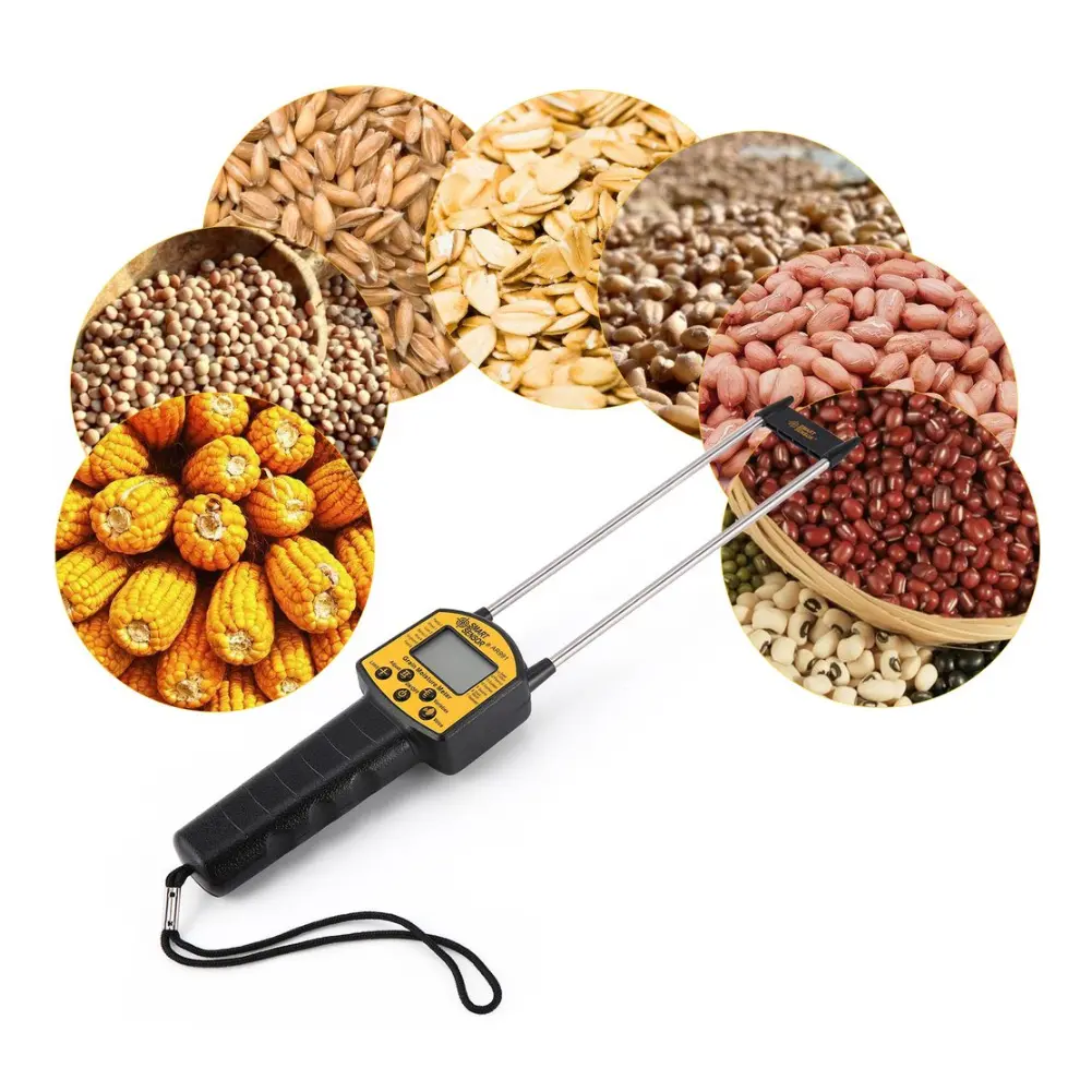 Digital Grain Moisture Meter Hygrometer Use For Corn Wheat Rice Bean Peanut Grain Measurement Moisture Humidity Tester AR991