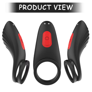 Vibratore ad anello riutilizzabile, anello pene in Silicone per ritardare il tempo di eiaculazione e la stimolazione del Clit - Product Image 4